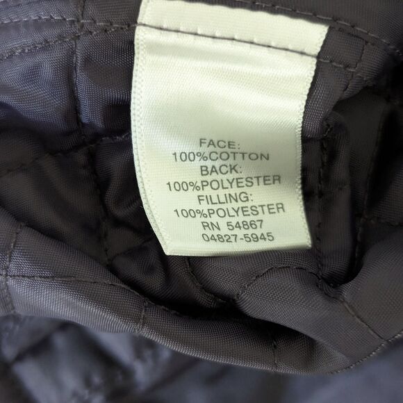 Christopher & Banks Purple Plaid Quilted Vest Size M Cotton Snap Button Lined - Picture 6 of 12